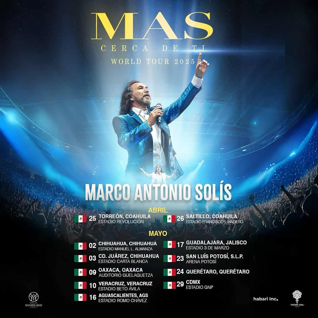 Marco Antonio Solís en México 2025