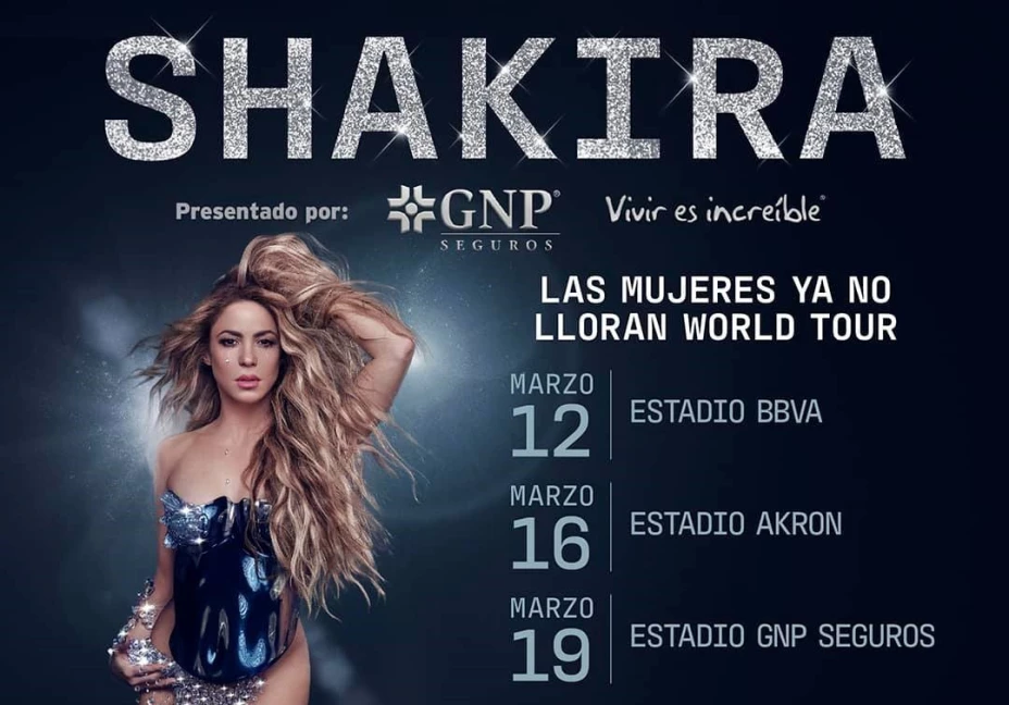 Shakira en México City 2025