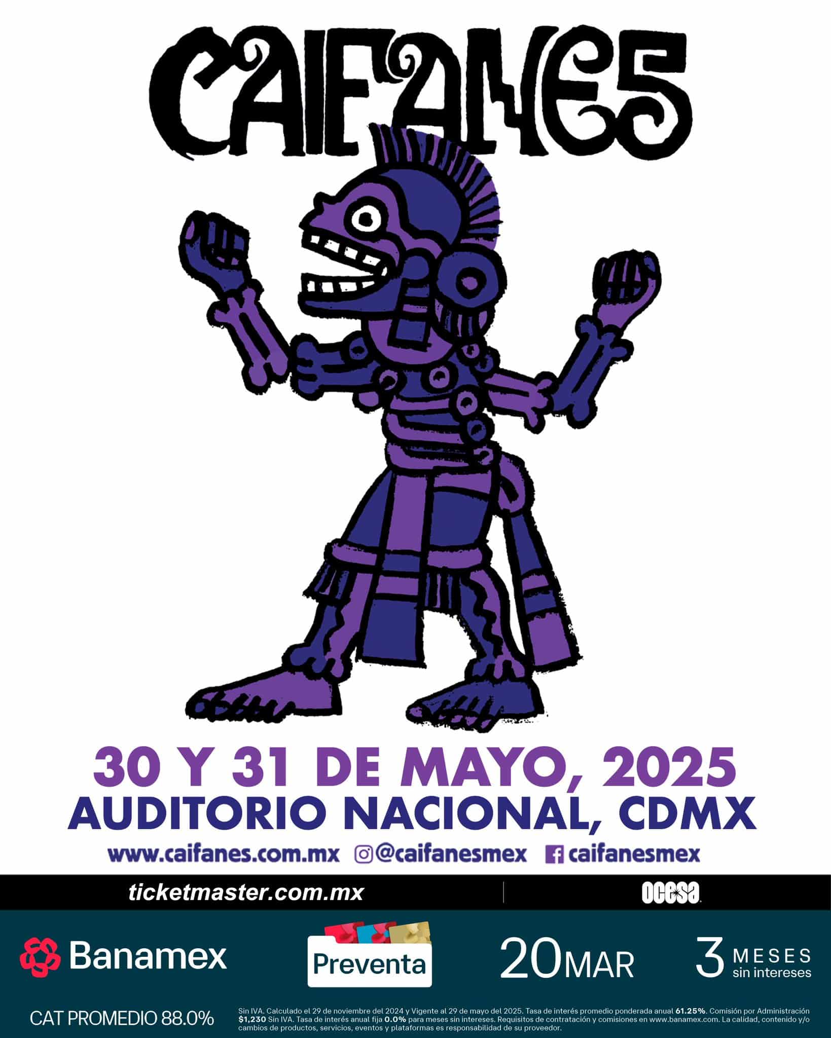 Caifanes en Ciudad de Mexico 2025