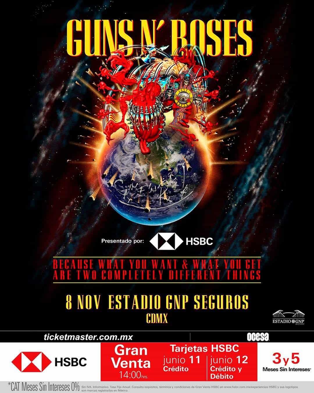 Guns N’ Roses en México 2025