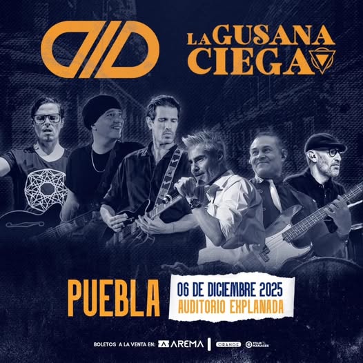 DLD y La Gusana Ciega: Una Noche Imperdible en Puebla