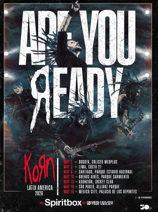 KORN regresa a México en 2026