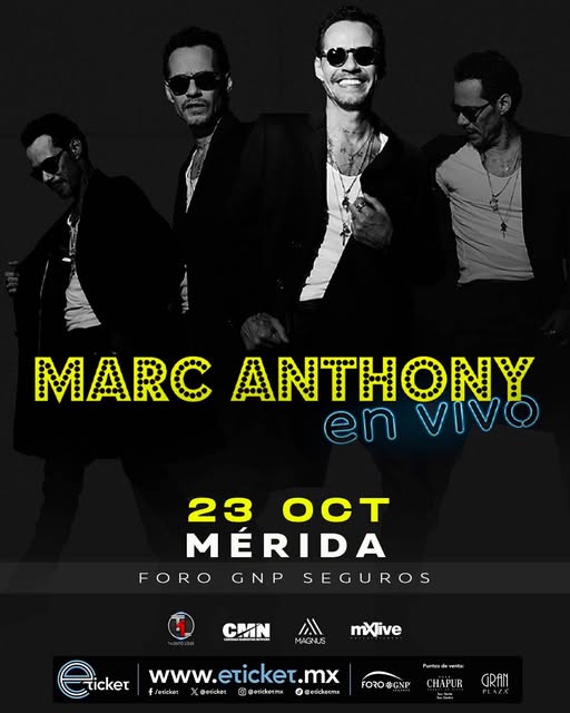 Marc Anthony en Mérida: Una noche para bailar y sentir el poder de la salsa