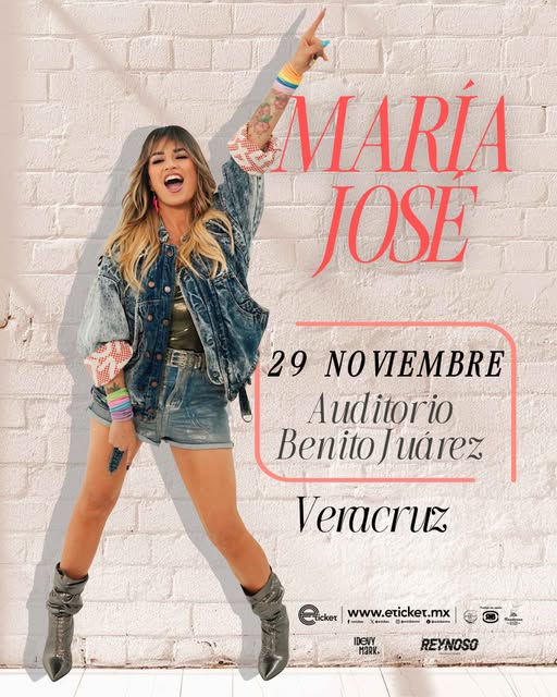 María José: la Diva del Pop Latino llega a Veracruz con una noche inolvidable