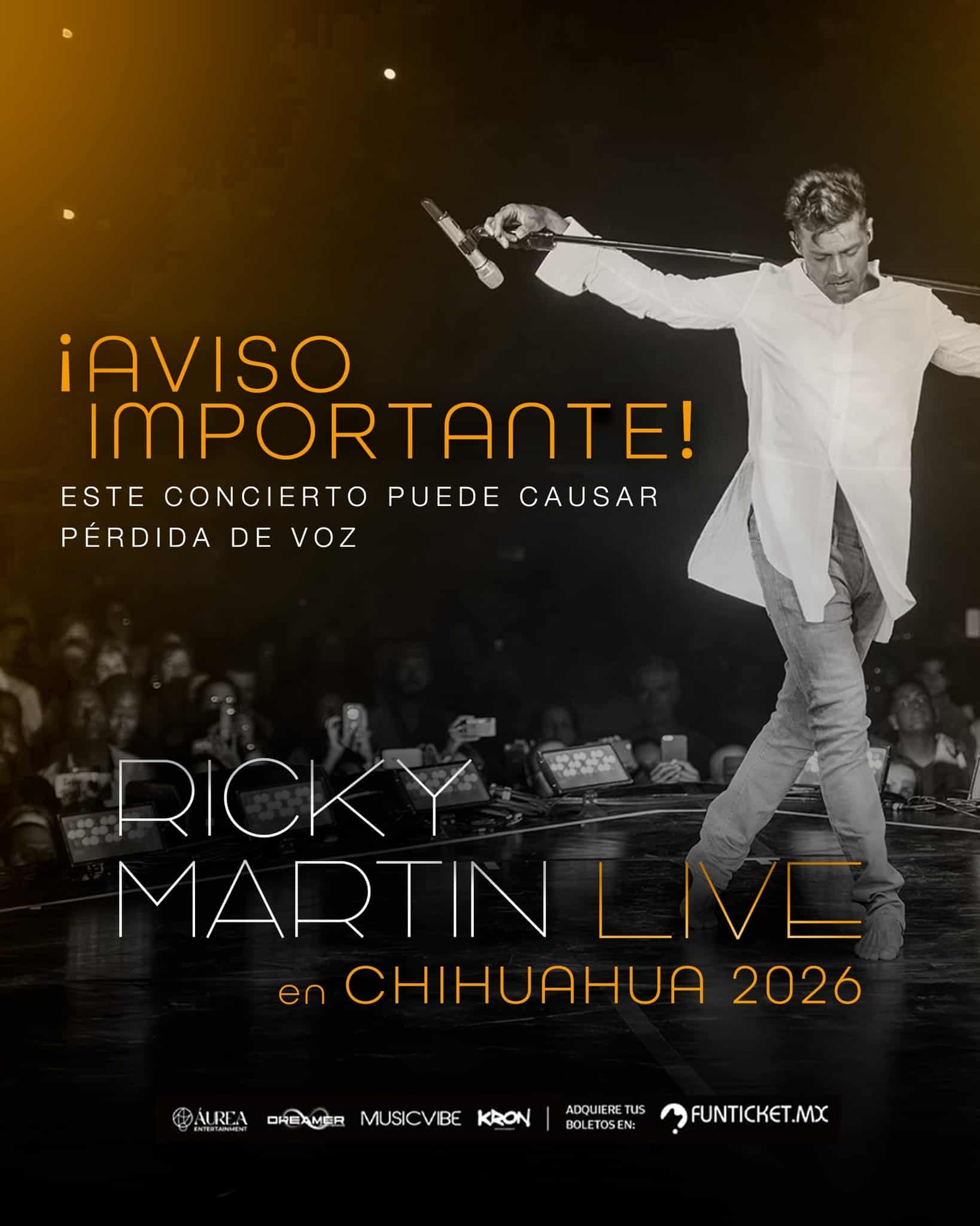 Ricky Martin en Chihuahua 2026