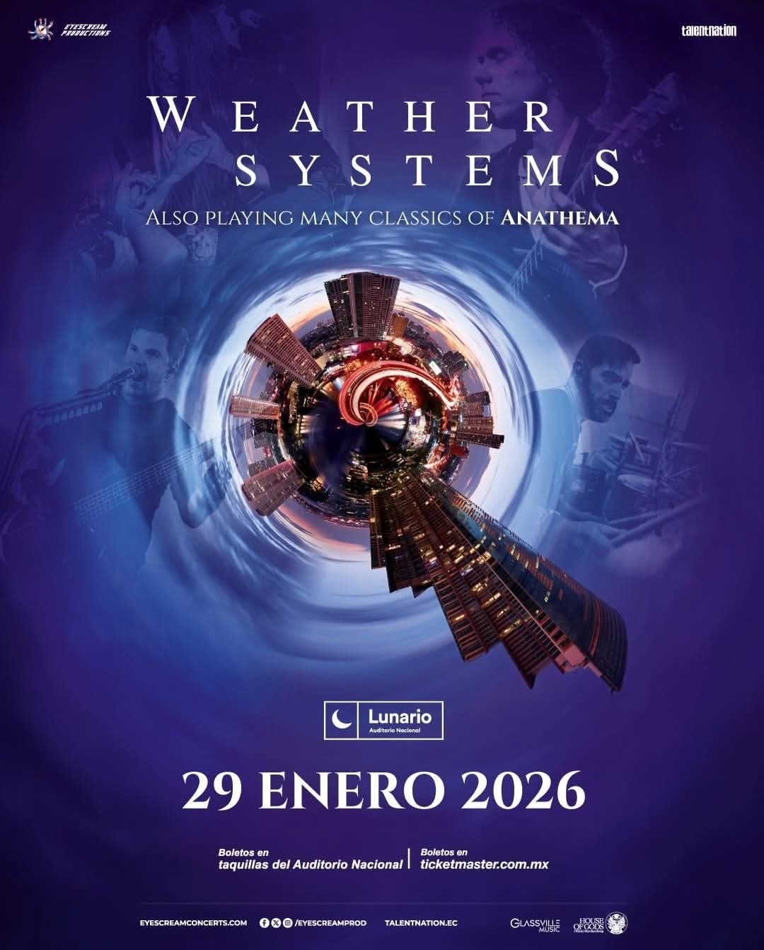Weather Systems: una noche para revivir la esencia de Anathema en el Lunario