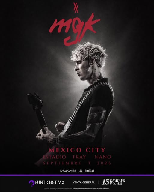Machine Gun Kelly hará historia con su primer concierto en México